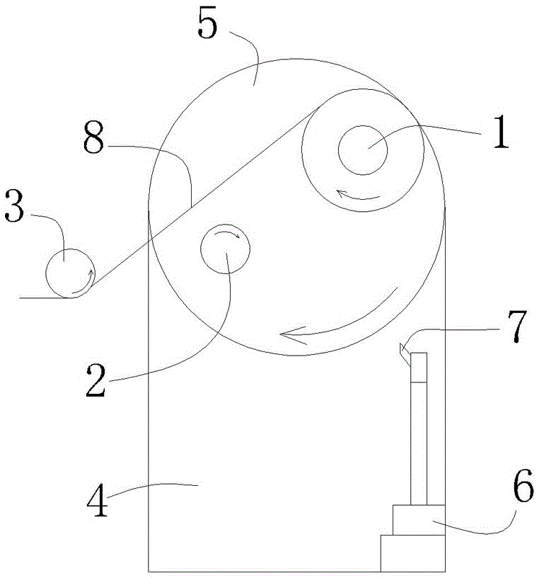 A film take-up roll device