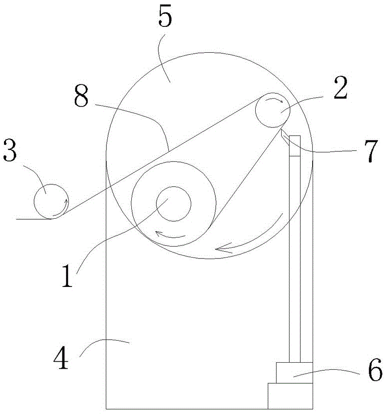 A film take-up roll device