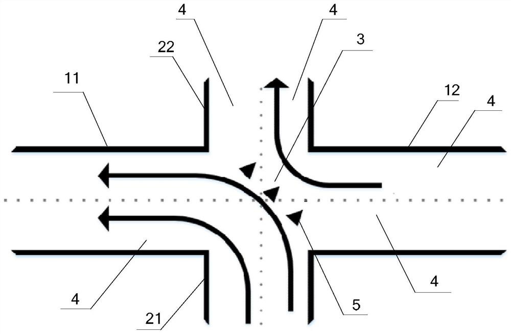 Road control method for urban traffic emergency evacuation