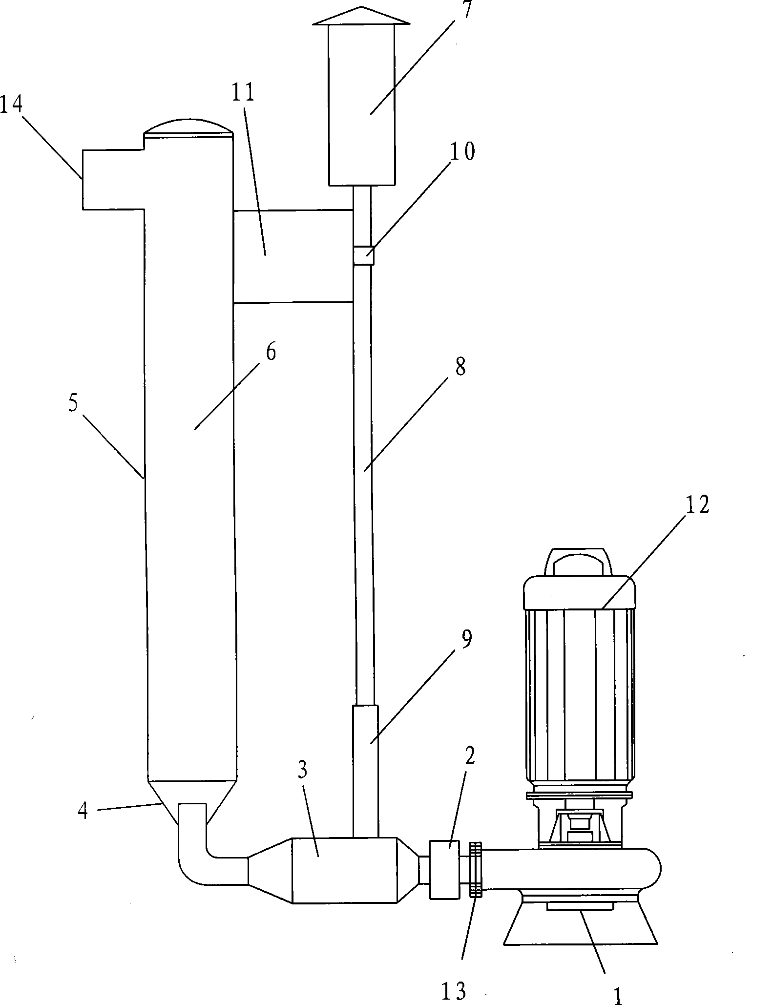 Integrated submersible photoelectromagnetism river and lake water purifying method and device thereof