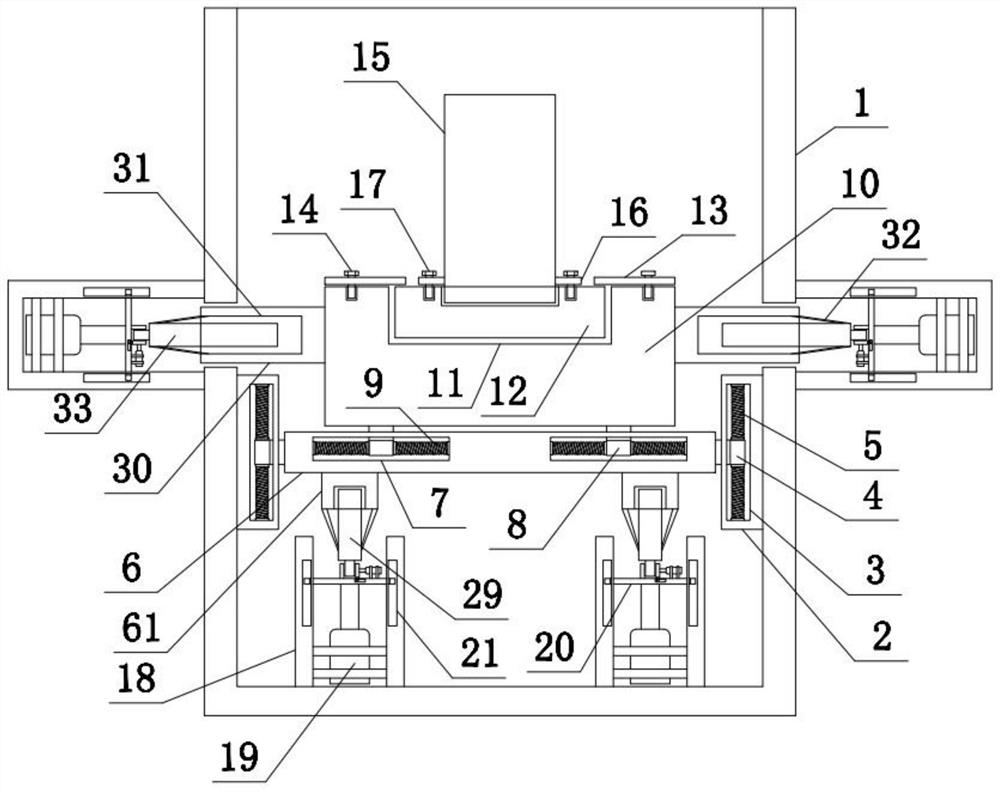 Model testing device for building safety