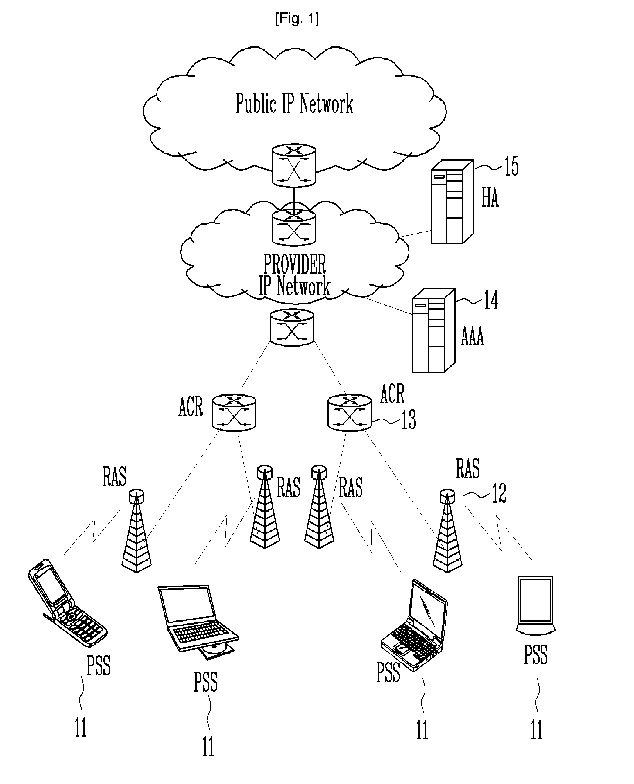 Radio access station apparatus and method of controlling call in portable internet system