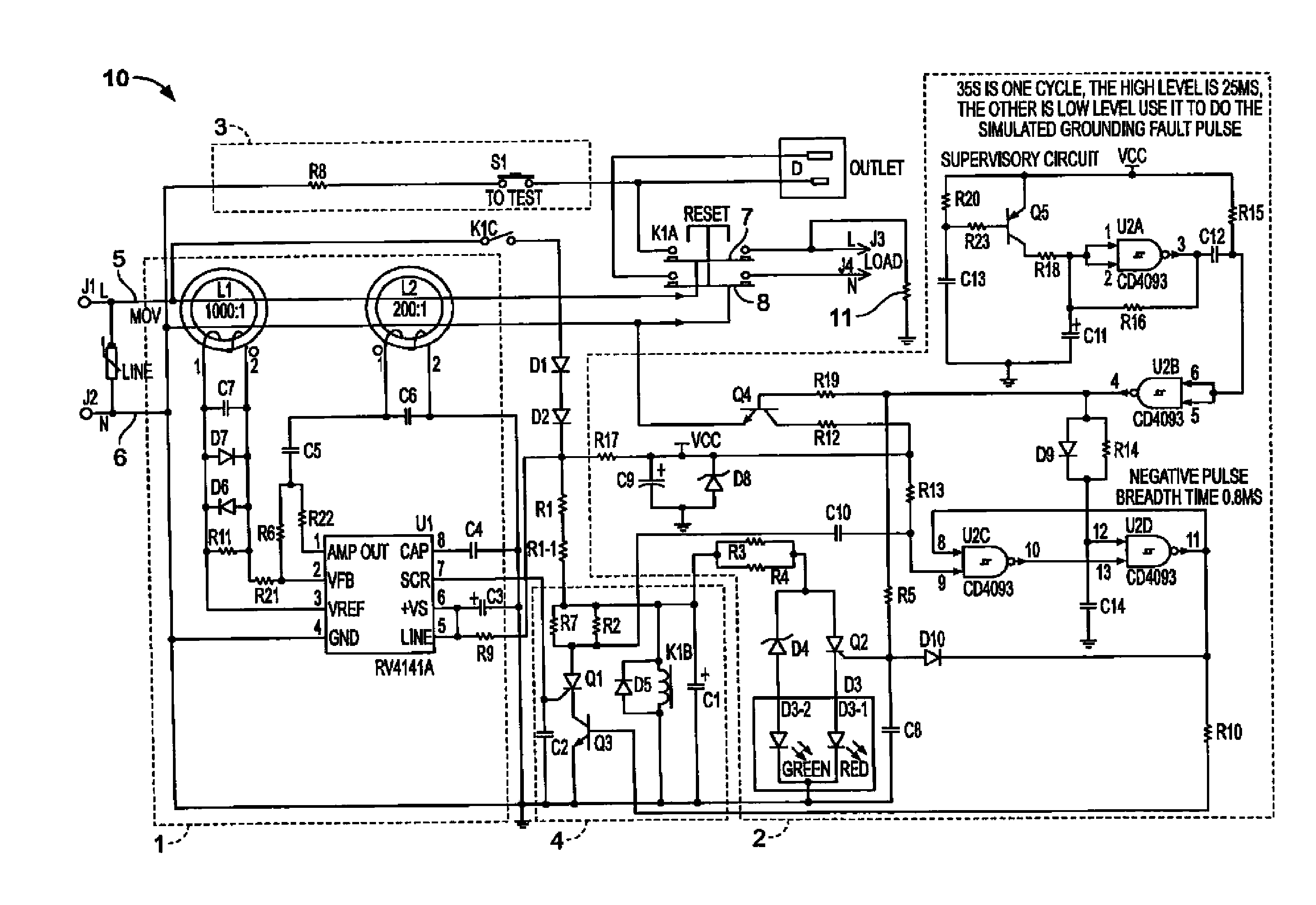 Circuit protection device with automatic monitoring of operation fault