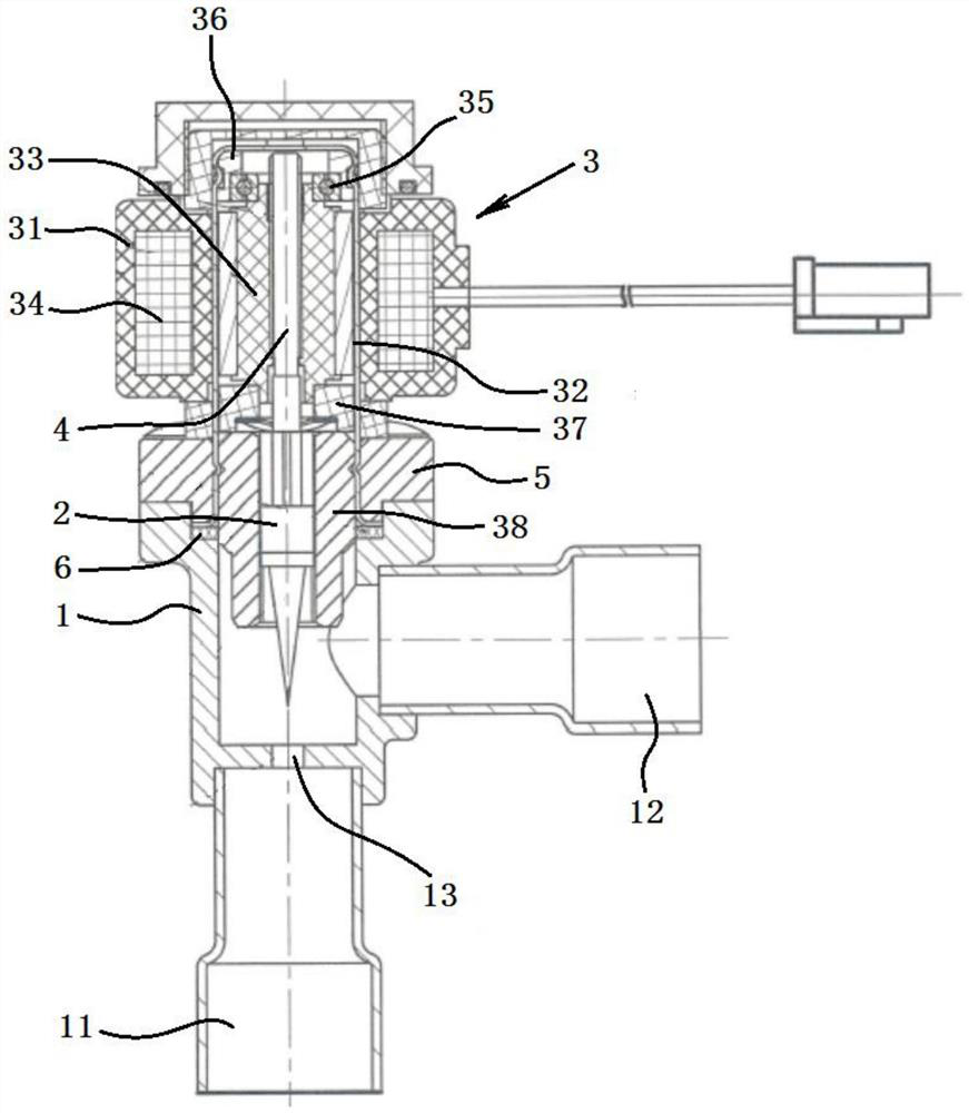 An electronic flow regulating valve