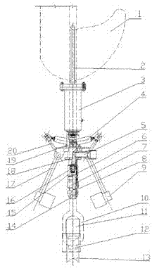 Continuous circulation device and method for operation of assembling casing pipe