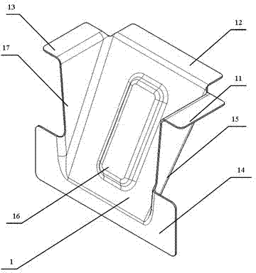 Side connecting component for automobile floor