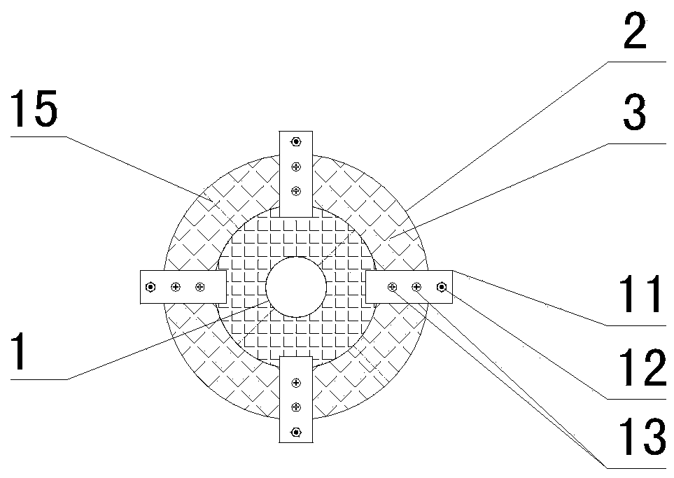 Low-temperature storage tank vault low-temperature pipeline sleeve cold insulating structure and mounting method thereof