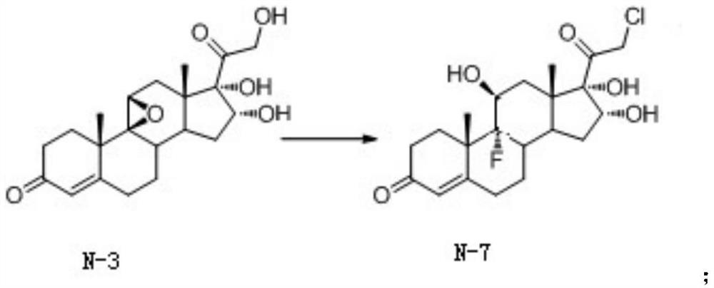 Preparation method of halcinonide and intermediate thereof