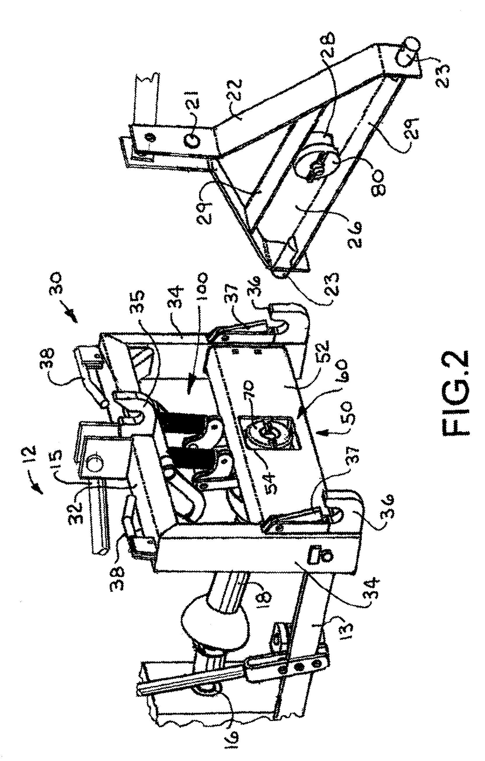 Lever connect PTO module for three-point hitch quick coupler