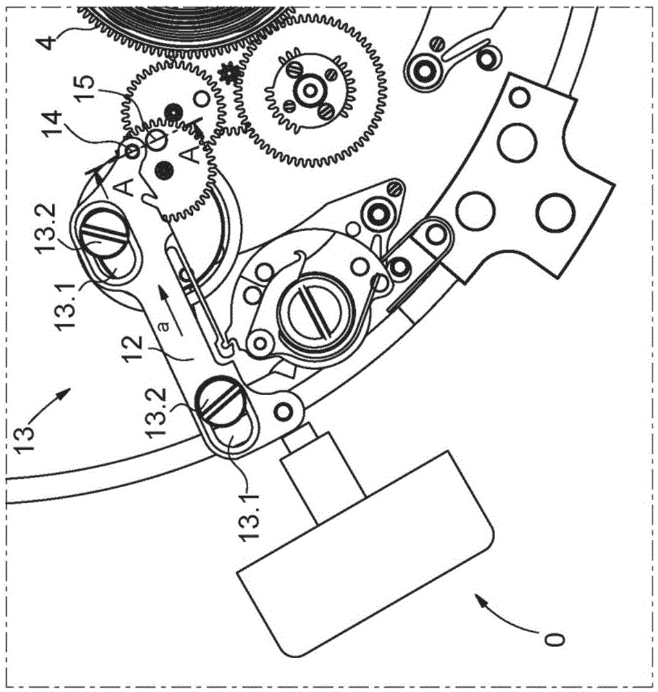 Timepiece comprising a repeater mechanism and a control mechanism with an integrated release lock