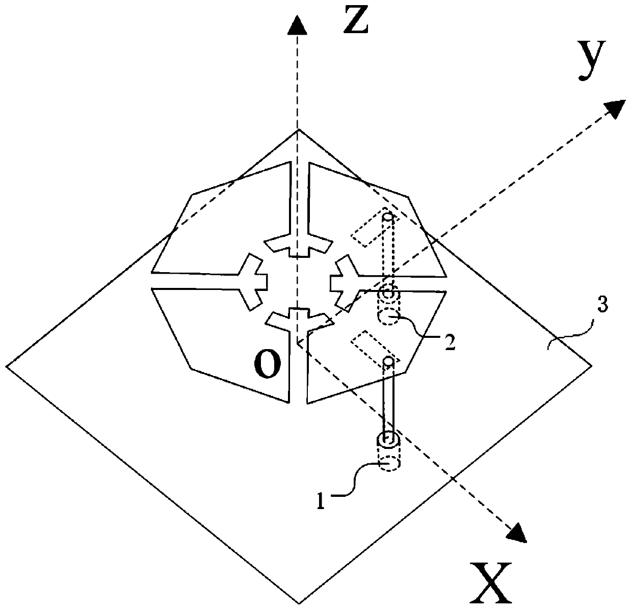 Series-feed circularly-polarized antenna normal array