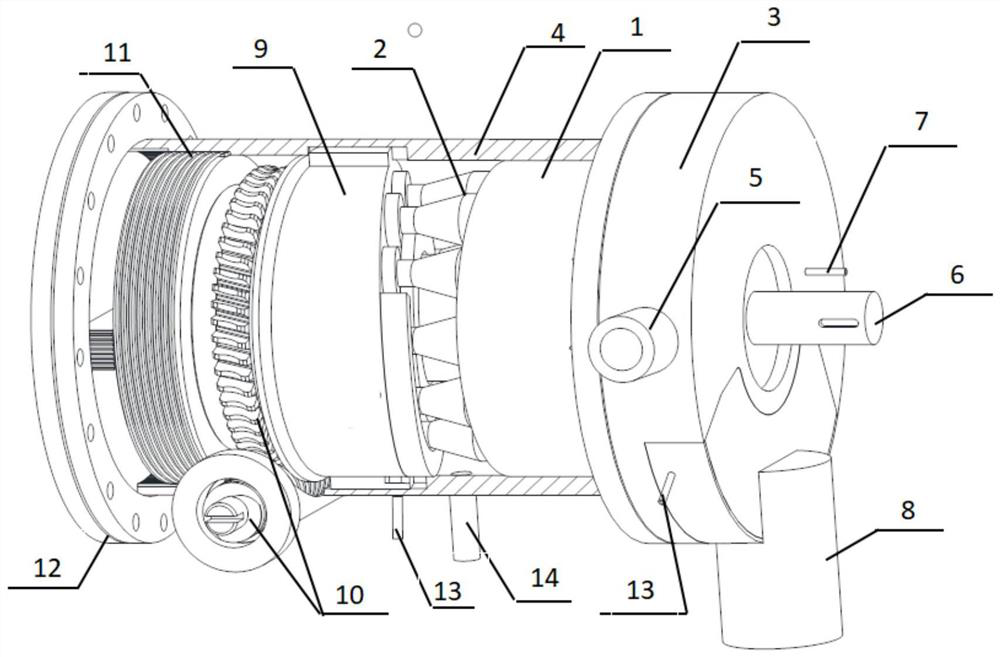 A piston expander with adjustable expansion ratio