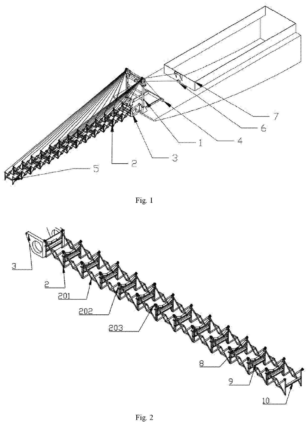 Multi-bar linkage mechanism based conveyor