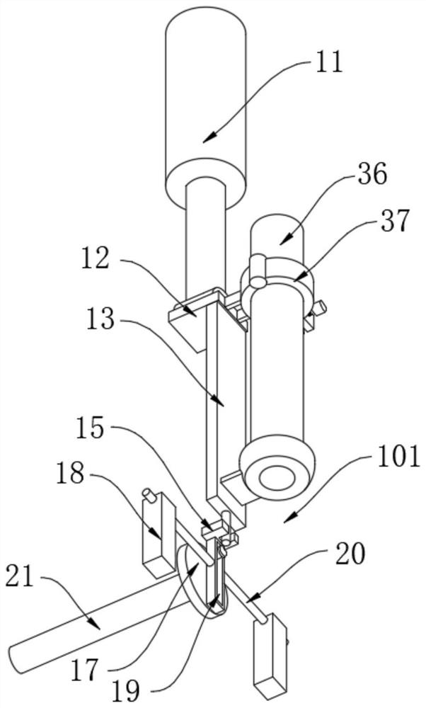 Material chemical preparation sampling analysis device