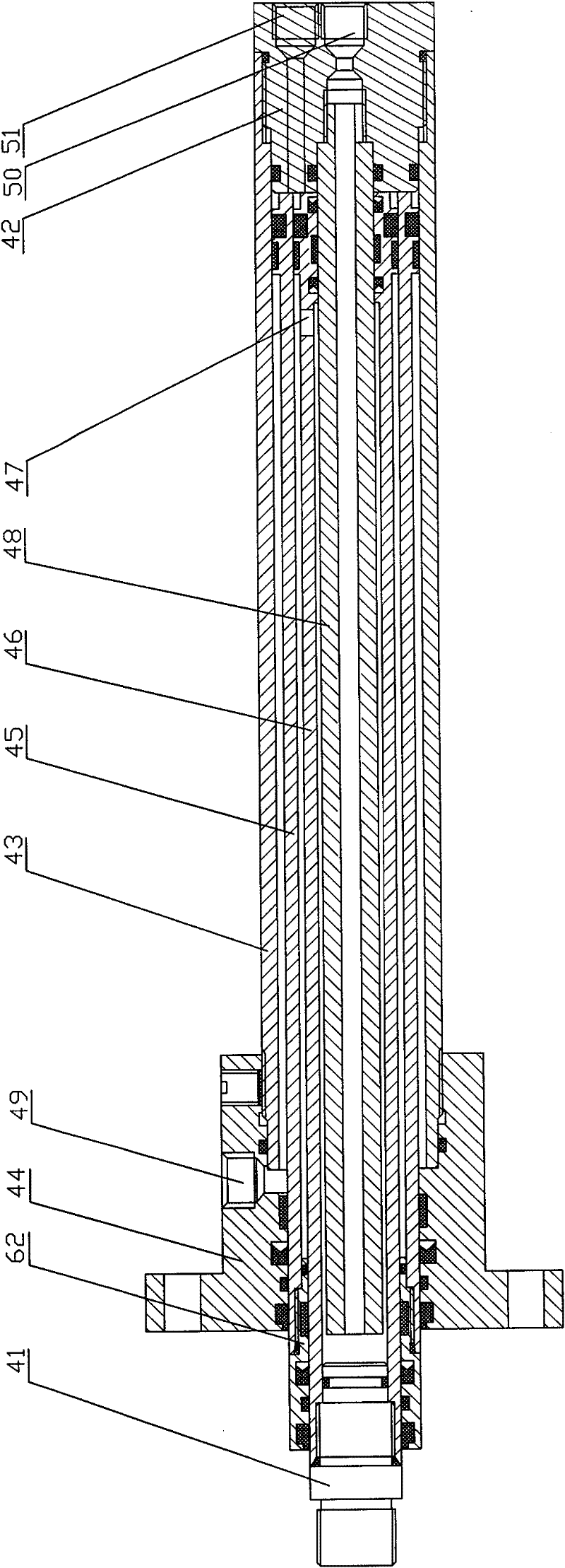 Hydraulically driving seabed multi-column shaped sampling and sealing system