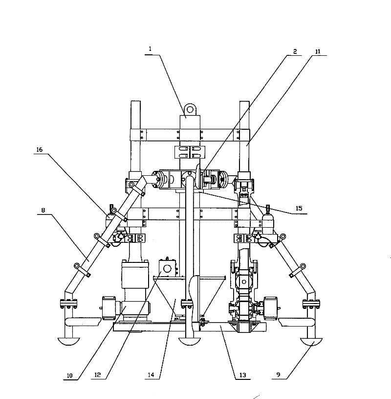 Hydraulically driving seabed multi-column shaped sampling and sealing system