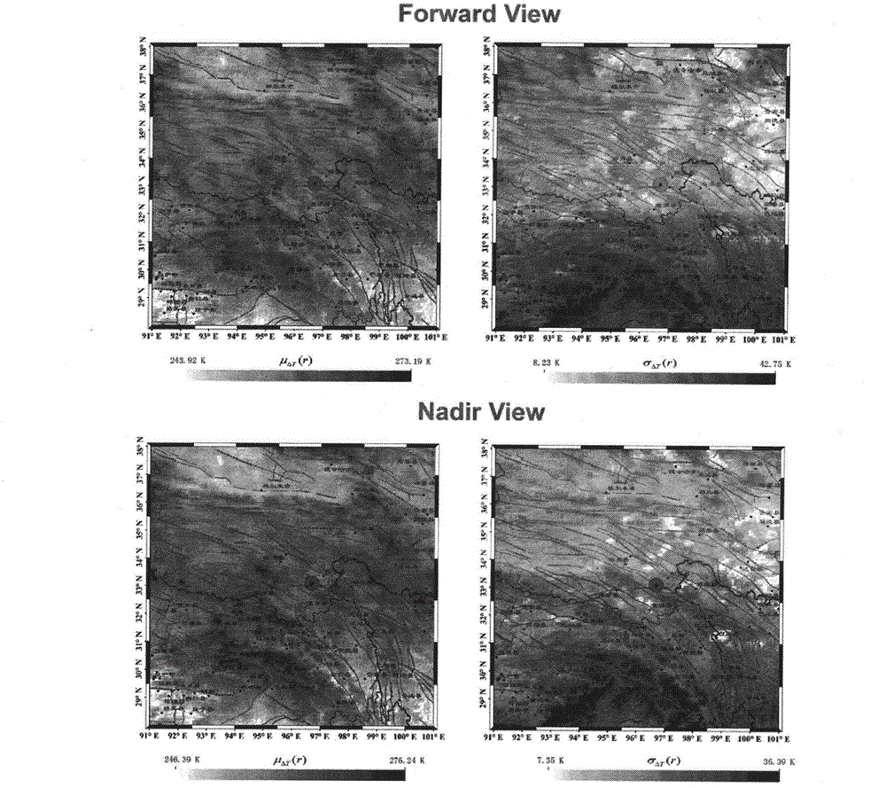 Earthquake infrared radiation anomaly characteristic multi-angle remote sensing extraction method based on robustness satellite data analysis technology