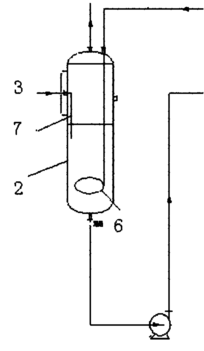 Dechloridation device and process in chlorinated paraffin production process