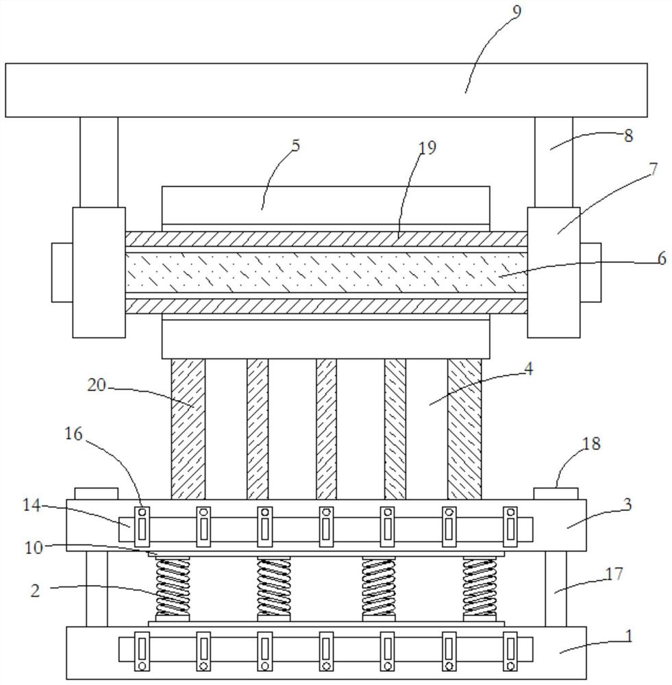 Reinforcing structure of traction seat of semi-trailer