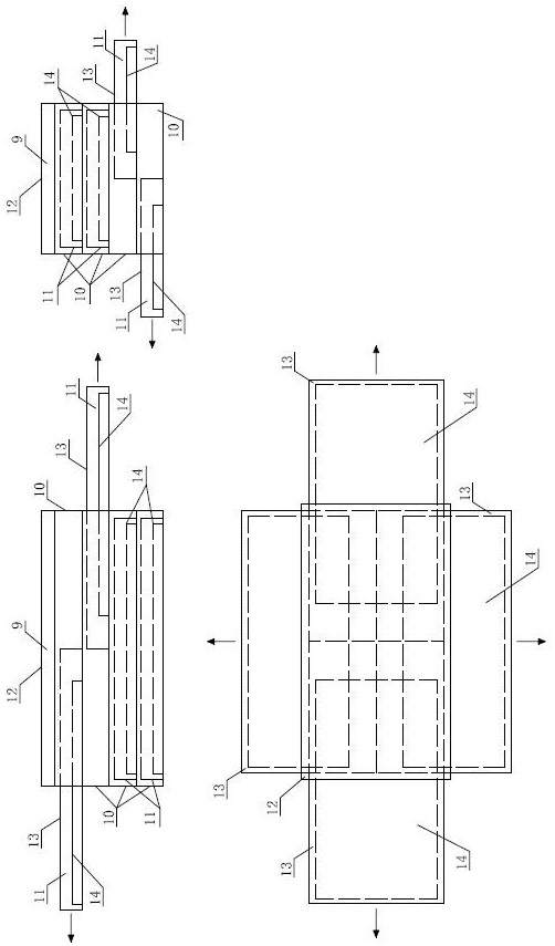 Folding modular box-type slide rail photovoltaic module