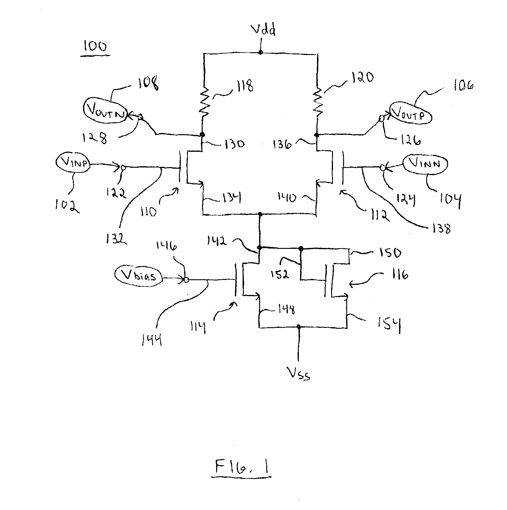 Circuit with voltage clamping for bias transistor to allow power supply over-voltage