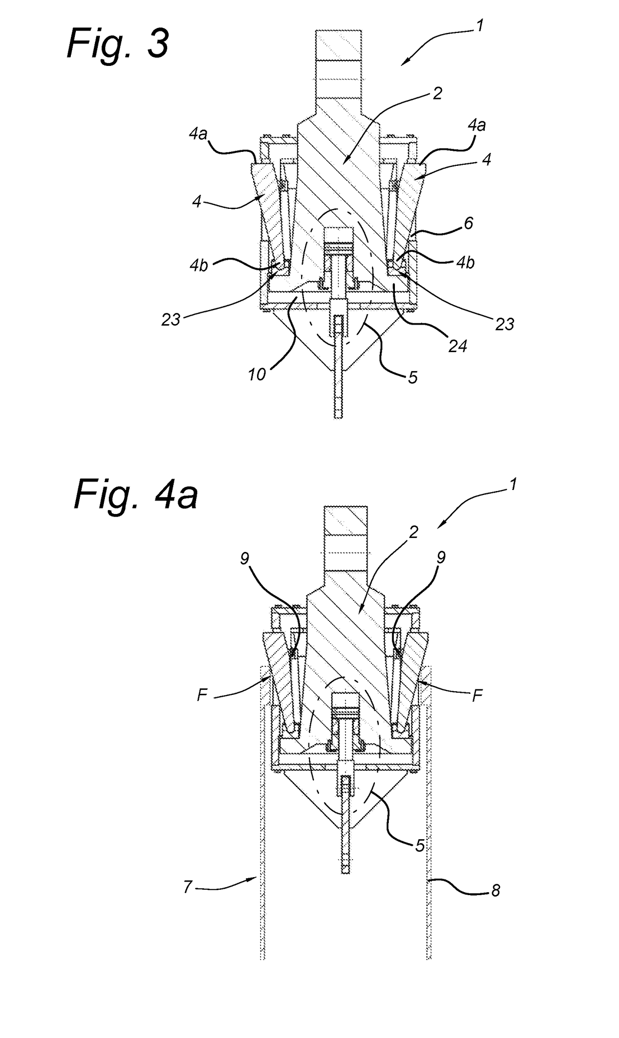 Lifting device for picking up a member from the bottom of the sea