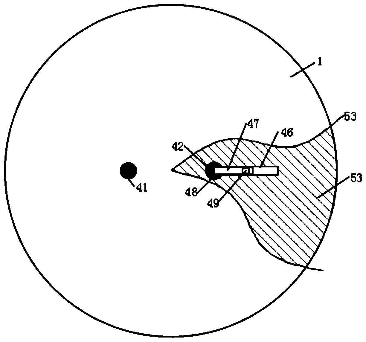 Medical infusion support stabilizing structure