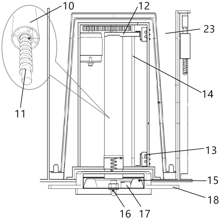 Electric kettle with lifting type heating disc