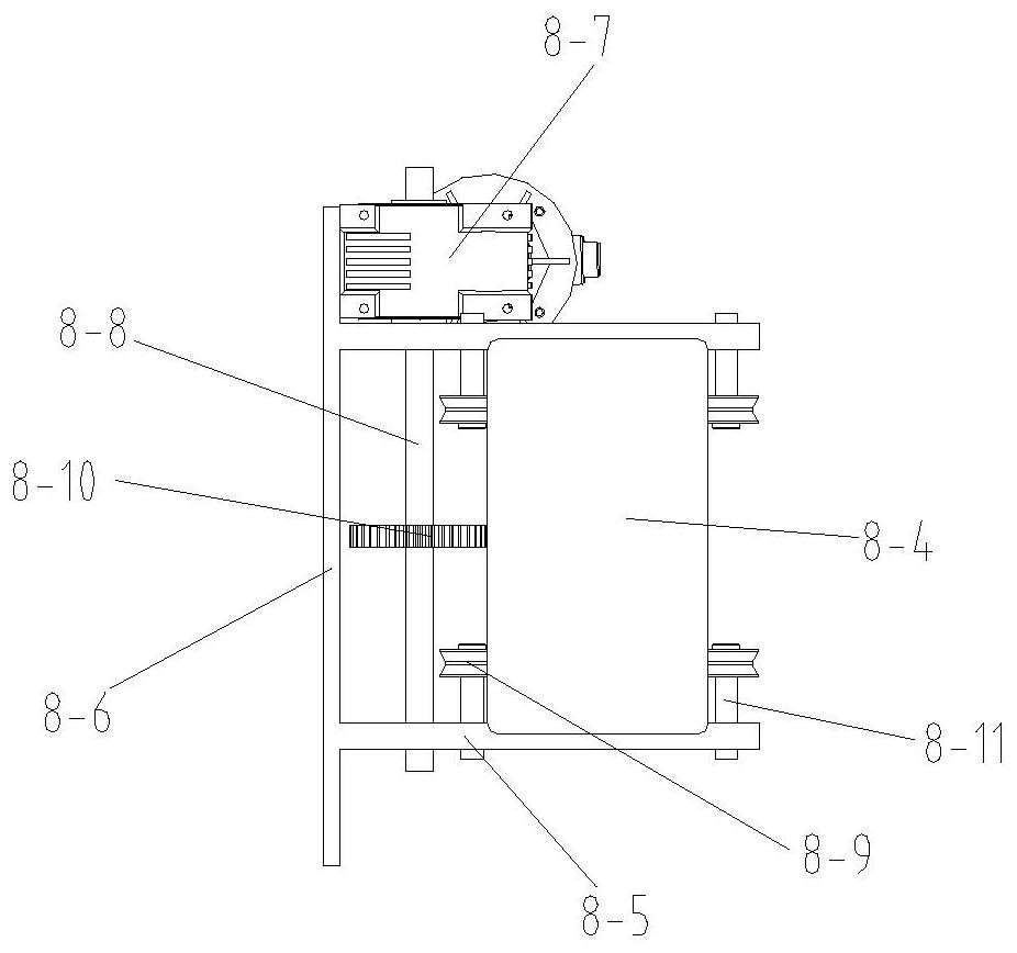 A kind of box girder end face spraying device and spraying method