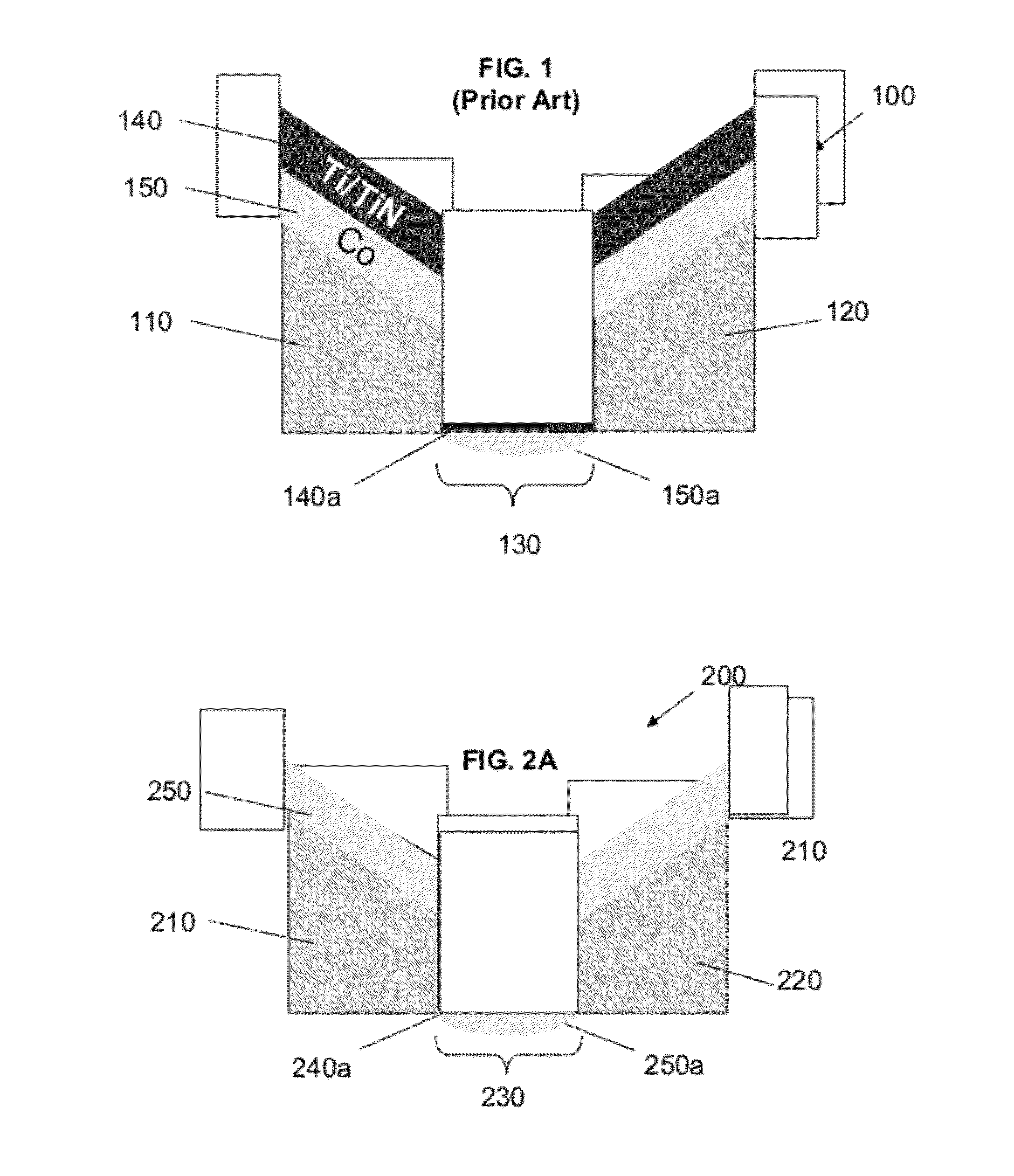 Metal silicide formation