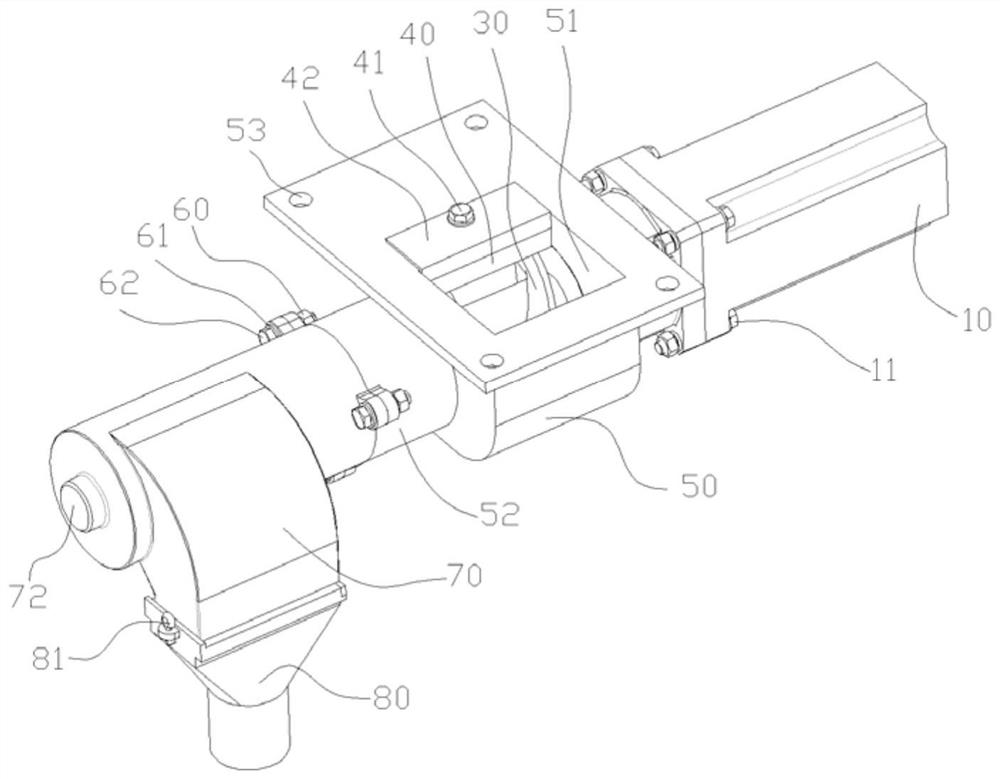 A spiral precision fertilizer feeding device