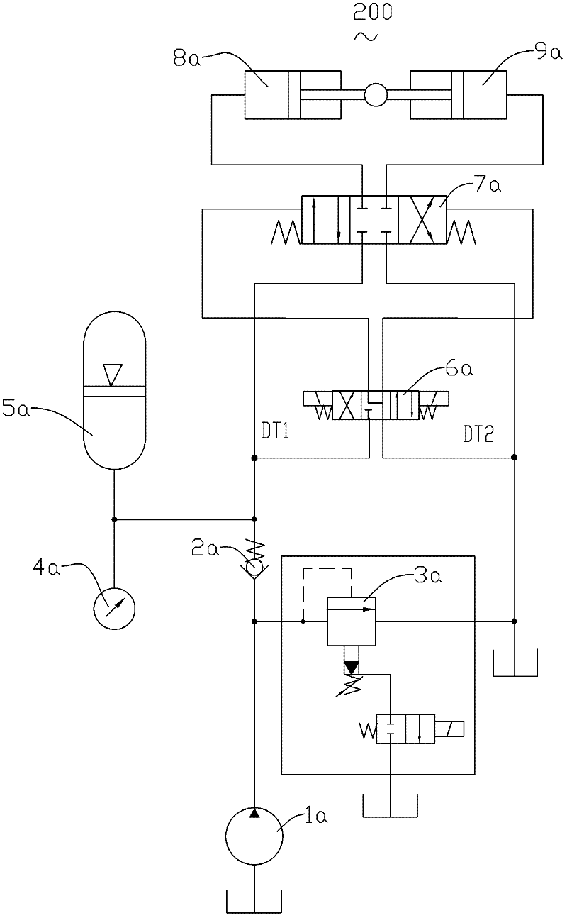 Pumping equipment and distribution hydraulic system and heating method thereof