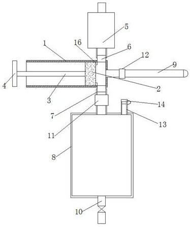 Liver and gall drainage device used for medical general surgery department