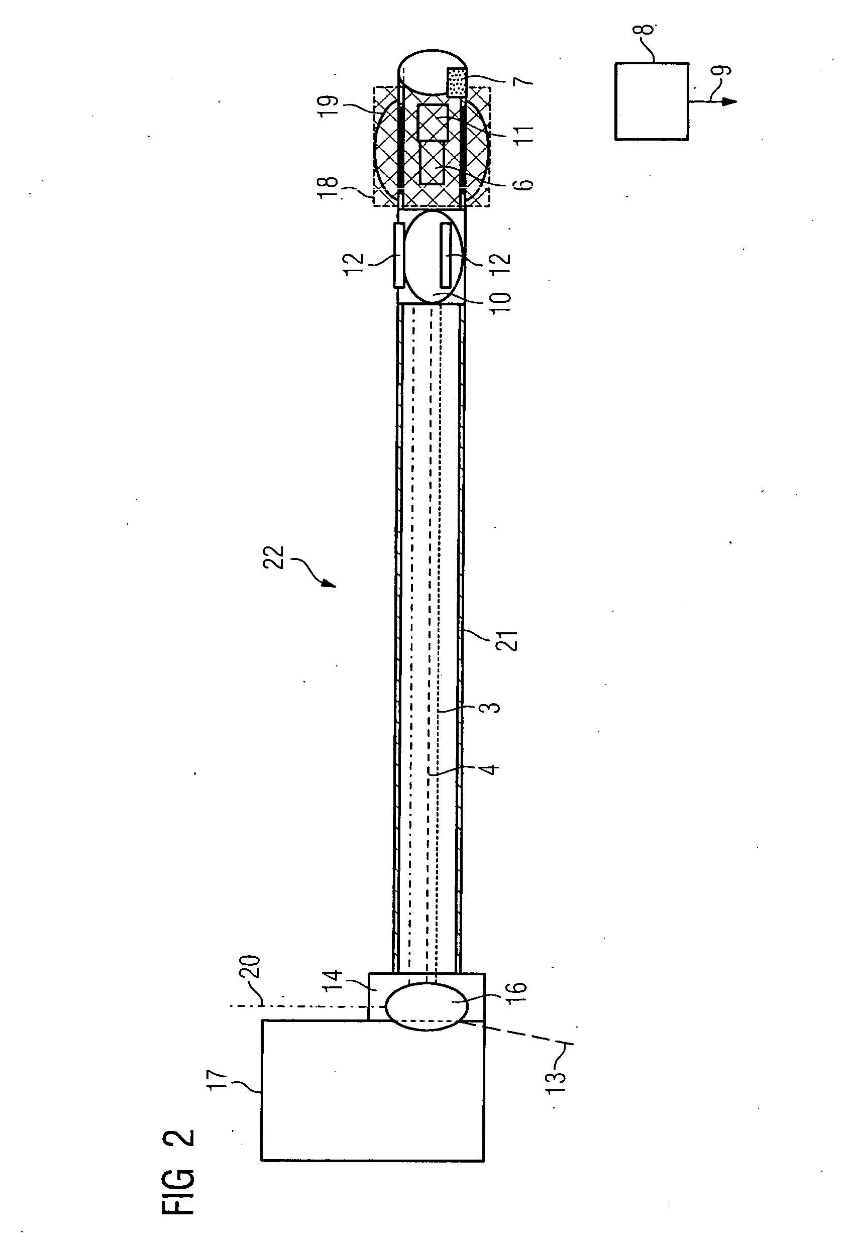 Device for performing a cutting-balloon intervention