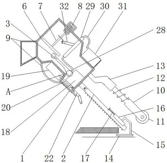 Special cutter for dismantling plaster bandage after orthopedic treatment and rehabilitation