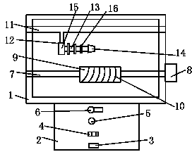 Winding shaft for automatic rapid winding forming machine