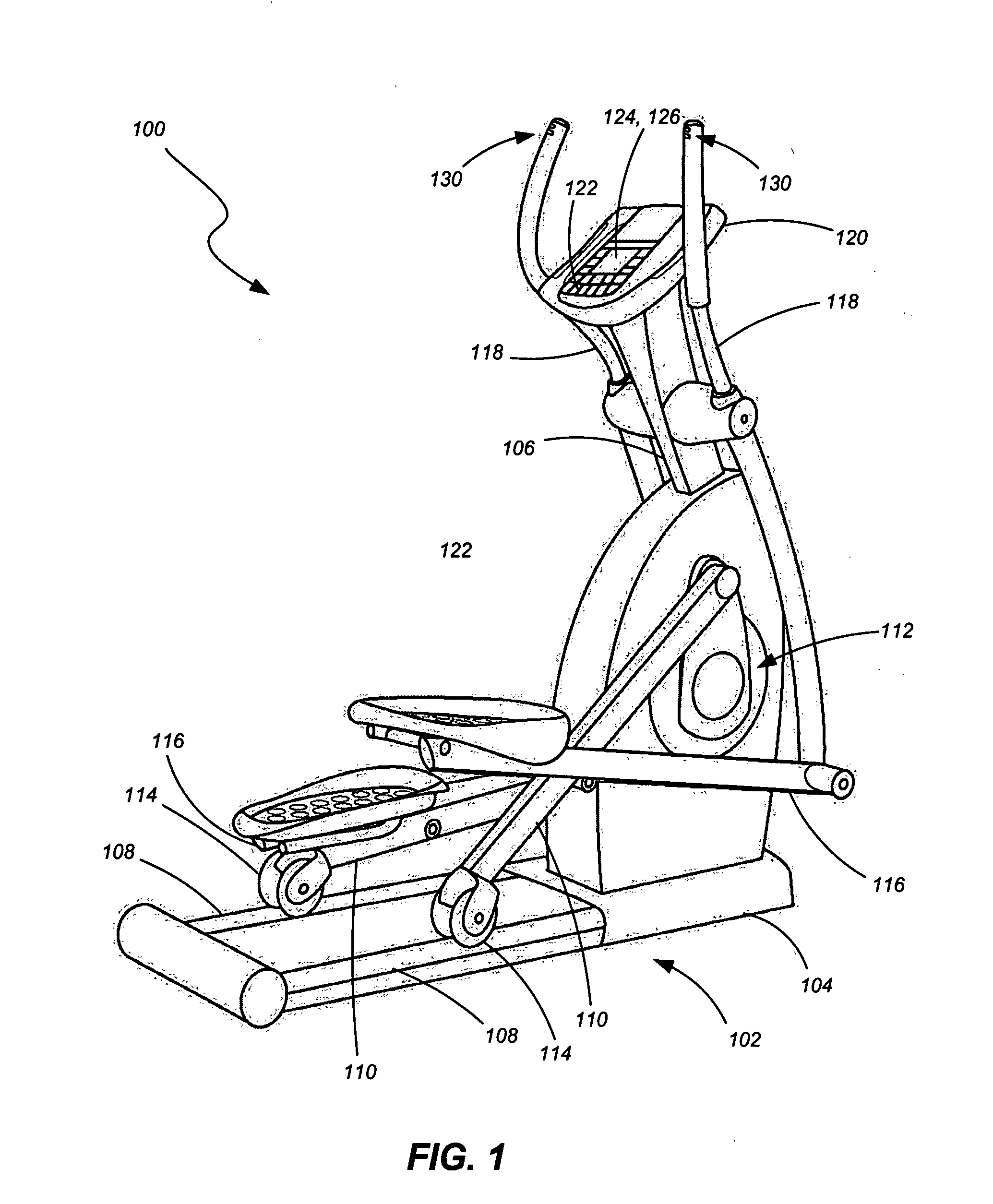 Exercise apparatuses, components for exercise apparatuses and related methods