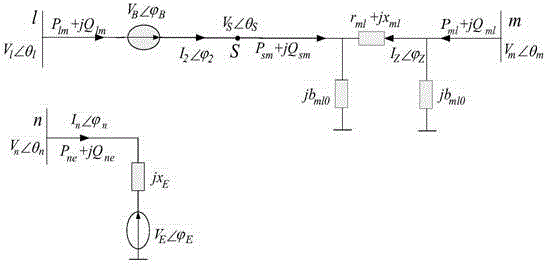 General power flow calculation method of power system provided with UPFC (unified power flow controller)