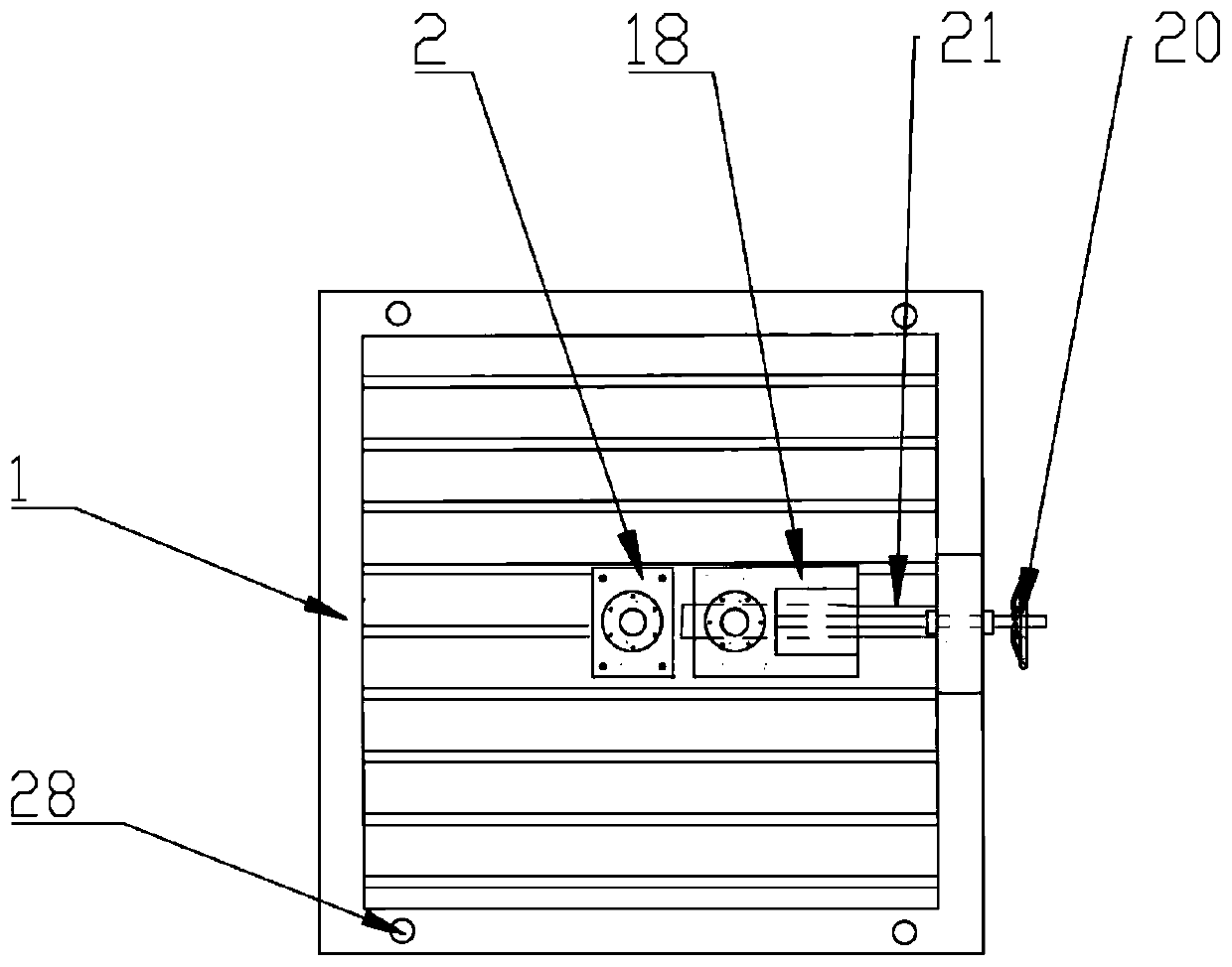 Heavy-duty vehicle parallel double tire quarter active suspension simulation test bench