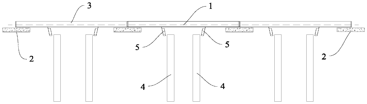D-shaped temporary beam erecting method for underneath pass railway frame bridge type tunnel