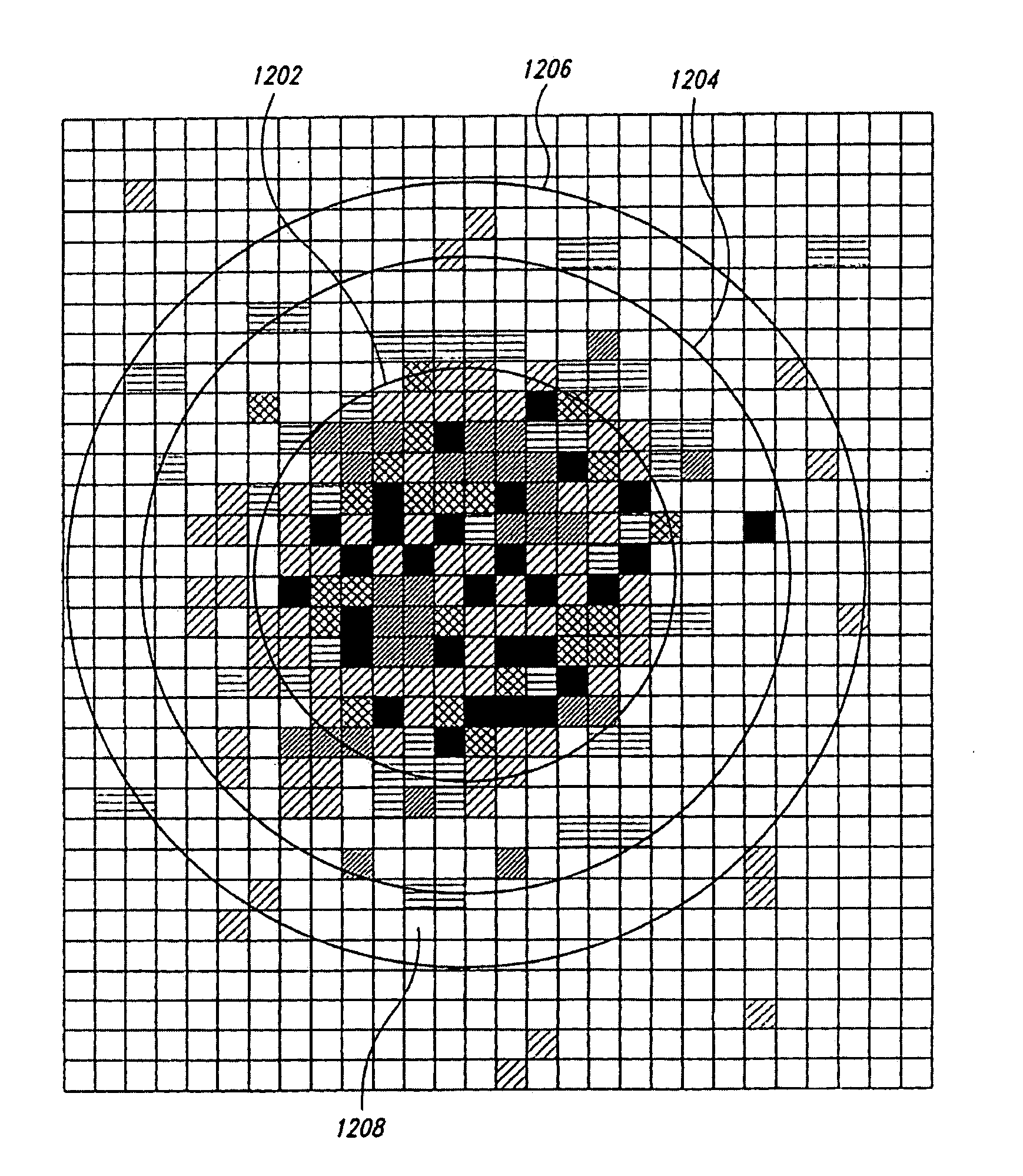 Method and system for measuring a molecular array background signal from a continuous background region of specified size