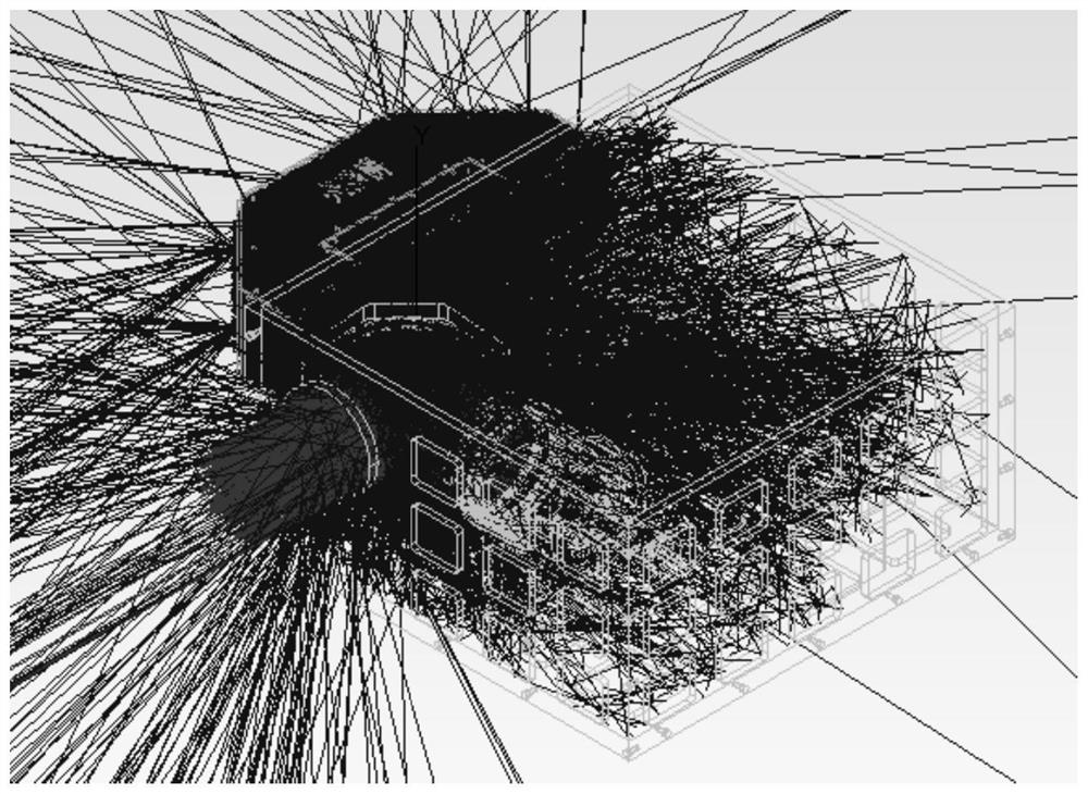 Weak light signal simulation system under strong background radiation in laser communication