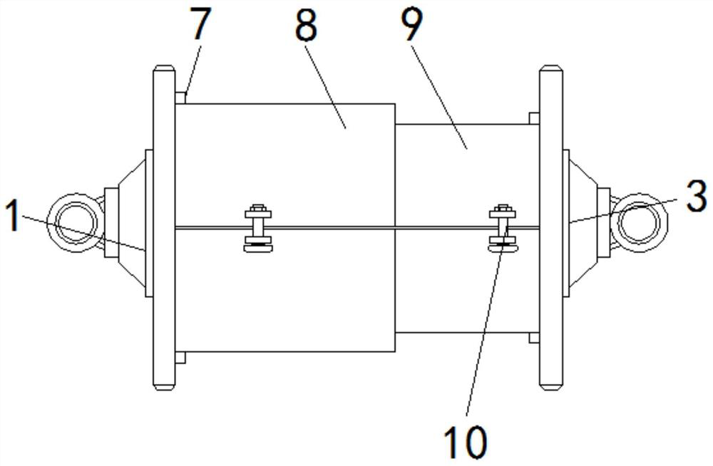 Hydraulic oil cylinder capable of effectively preventing fatigue fracture