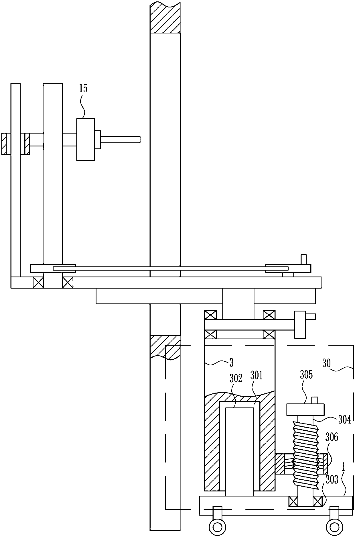 Drilling equipment for wall-mounted solar installations