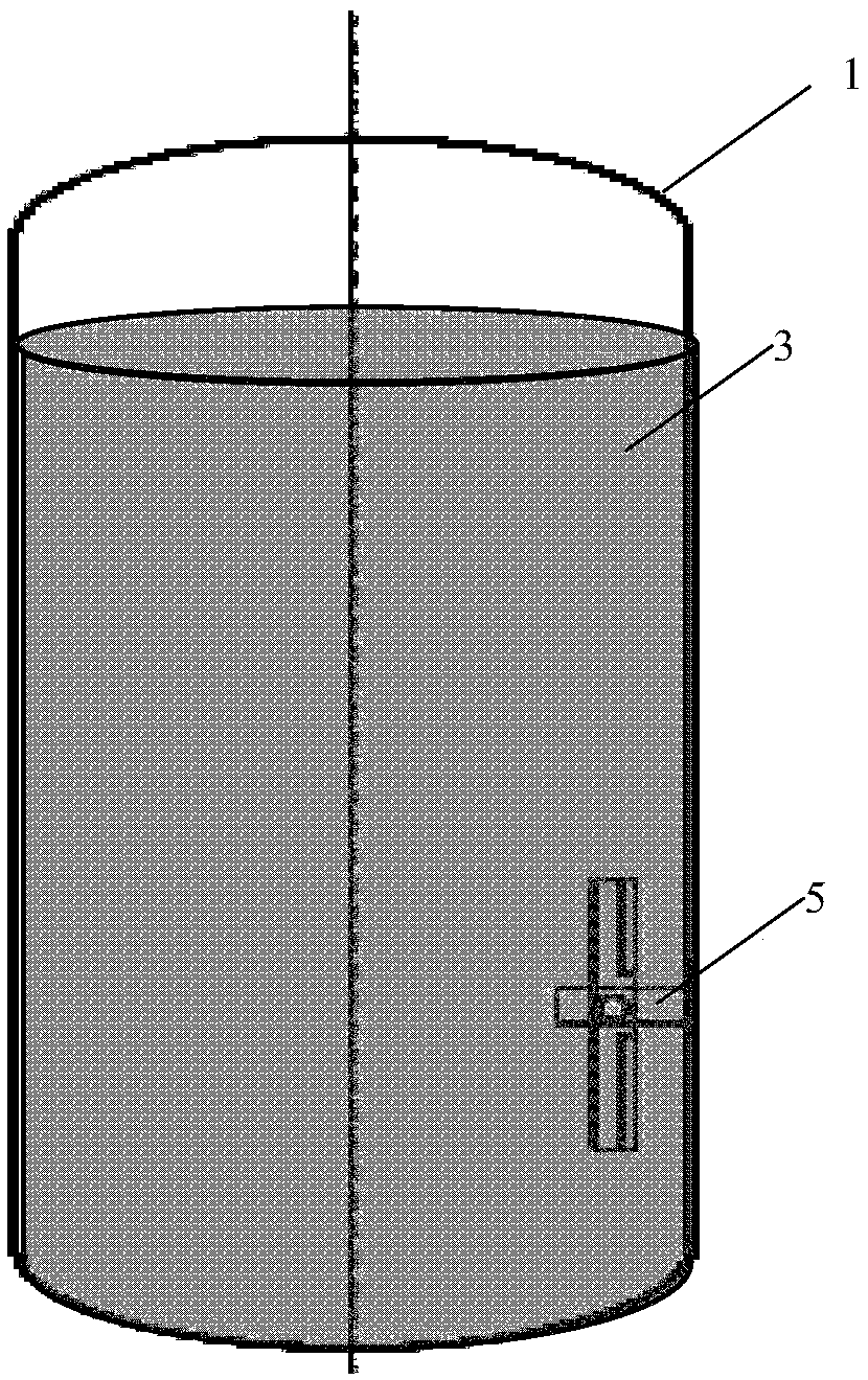 A cryogenic liquid storage tank with porous media