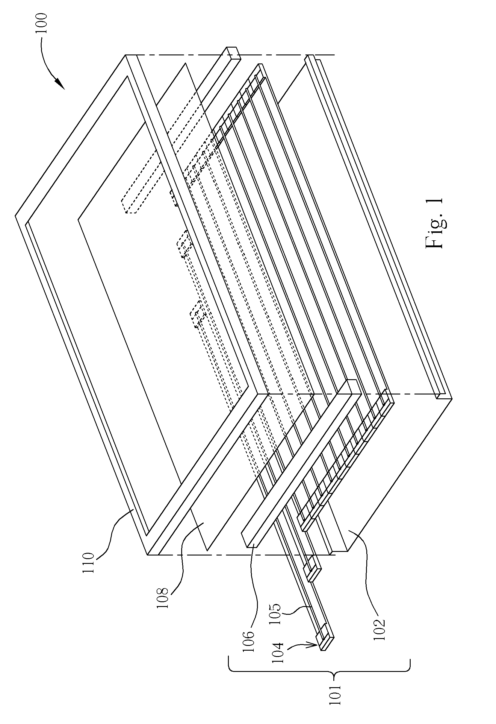 Backlight module using replaceable external electrode lamps