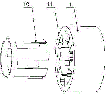 Permanent magnet brushless motor comprising rotor with dustproof structure