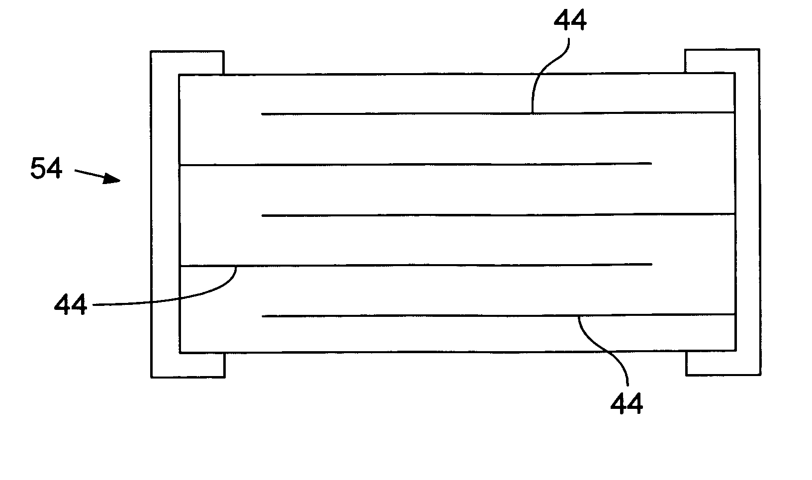 Method of forming passive electronic components on a substrate by direct write technique using shaped uniform laser beam
