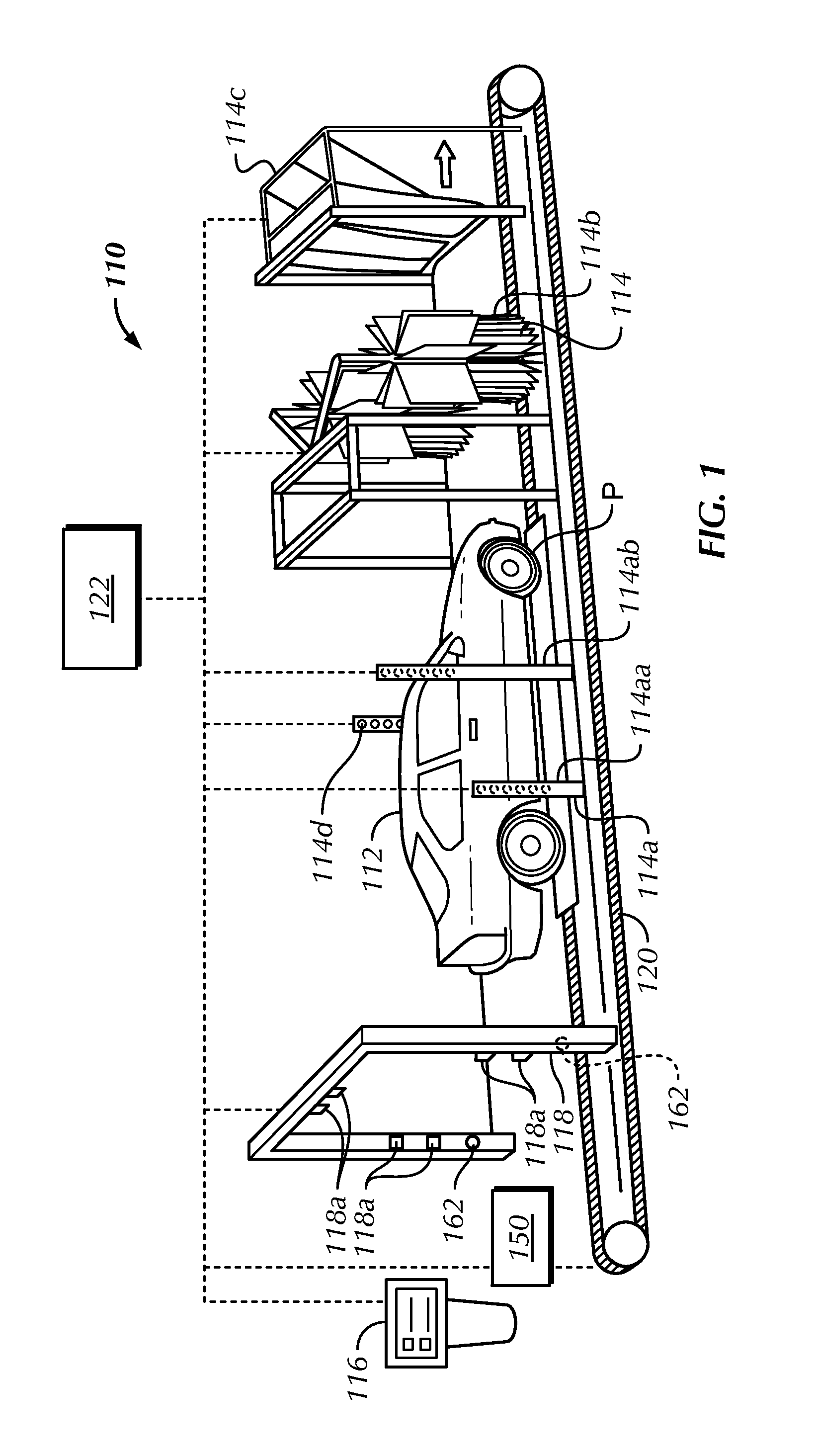 Method and system for washing a vehicle