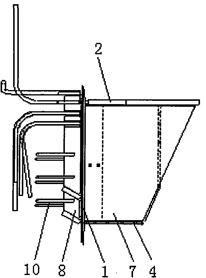 Ring crane corbel for nuclear power station and manufacturing method thereof